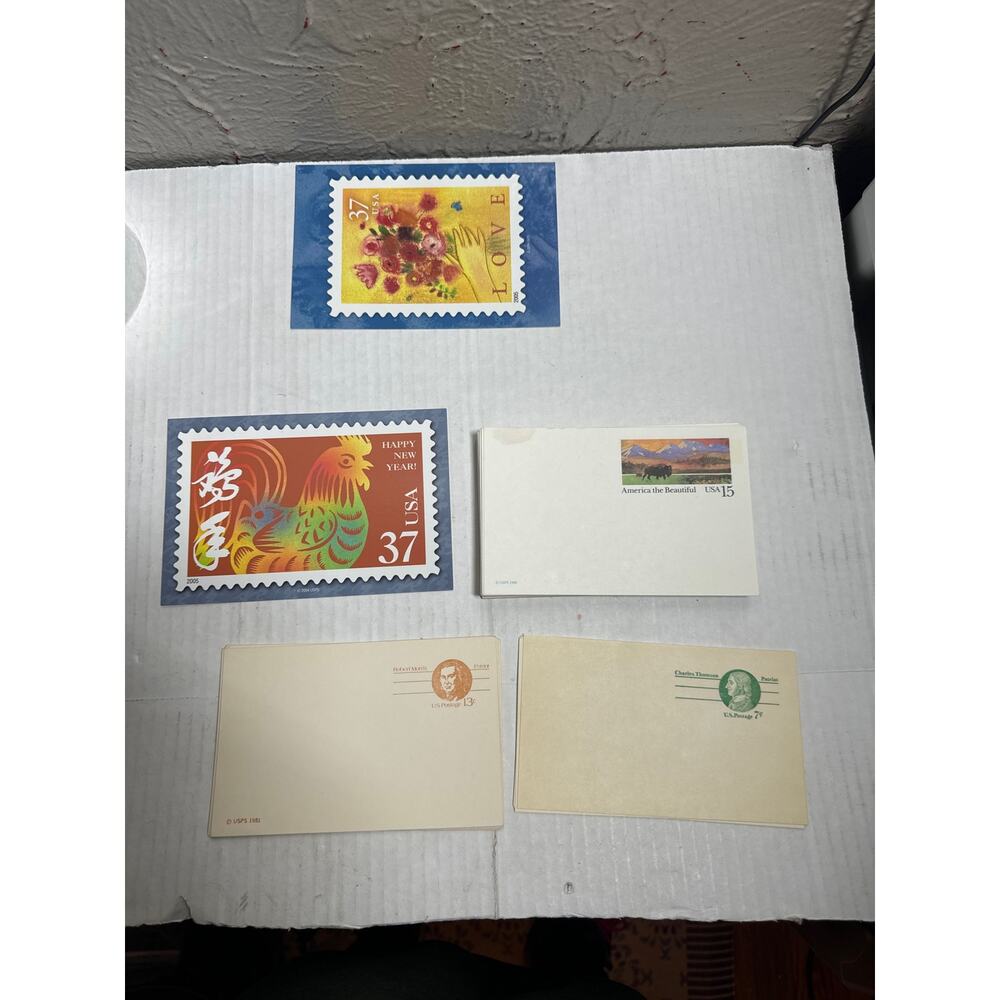 Vintage Prepaid ISPS Postcards‎ Buffalo Robert Morris Charles Thomson